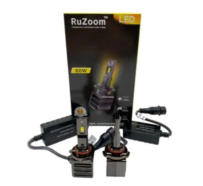 Лот: 25587401. Фото: 1. Лампа HВ3 9005 12В-24В RuZoom... Оптика и освещение