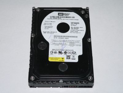 Лот: 11407030. Фото: 1. SATA 74Gb Western Digital Raptor... Жёсткие диски