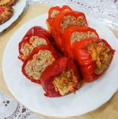 Лот: 10340196. Фото: 1. Перцы фаршированые с мясом кролика. Полуфабрикаты