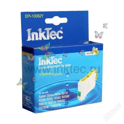 Лот: 2245349. Фото: 1. Картридж InkTec T0824 для Epson... Картриджи, расходные материалы
