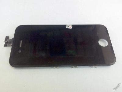 Лот: 5564329. Фото: 1. Дисплей iPhone 4s черный в сборе... Дисплеи, дисплейные модули, тачскрины