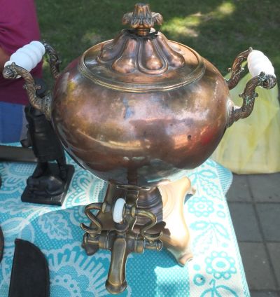 Лот: 17861421. Фото: 1. cамовар-фонтан гиревой медный... Предметы интерьера и быта
