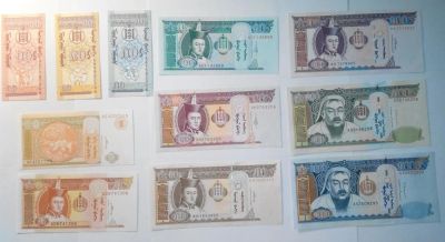 Лот: 9841682. Фото: 1. банкноты Монголии 2008-2013 годов... Азия
