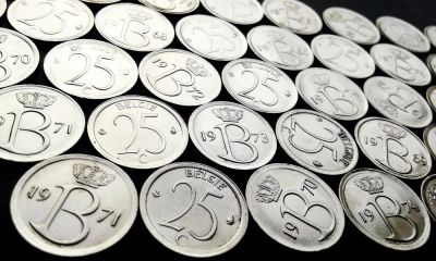 Лот: 12045367. Фото: 1. 50 монет Бельгии ( 25с ) - oдним... Наборы монет