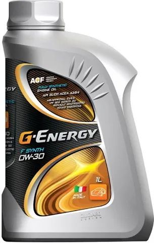 Лот: 20345032. Фото: 1. G-Energy F Synth 0W30 SL/CF (1л... Масла, жидкости
