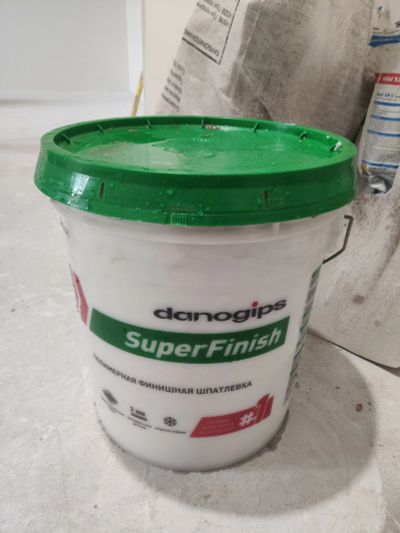 Лот: 18736619. Фото: 1. Шпаклевка готовая Danogips SuperFinish... Смеси, шпатлевки, цемент