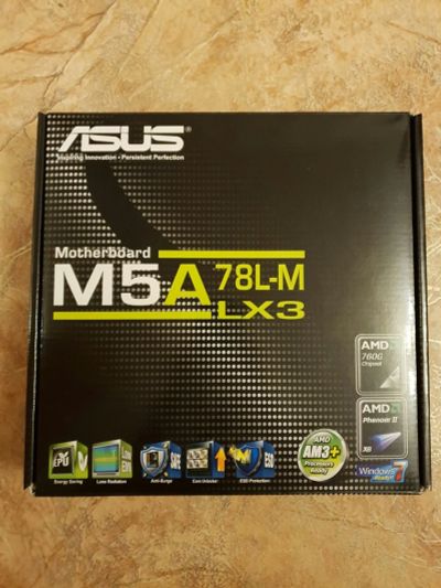 Лот: 12821954. Фото: 1. Asus M5A78L-M LX3 AM3+. Материнские платы