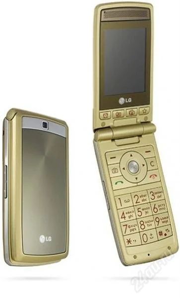 Лот: 2363141. Фото: 1. Сотовый телефон LG KF300 Gold... Кнопочные мобильные телефоны