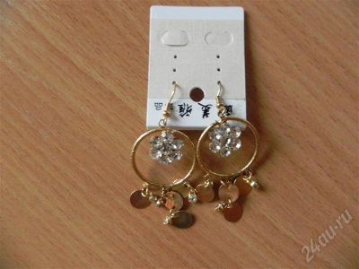 Лот: 469161. Фото: 1. Серьги пр-ва Китай. Серьги, каффы