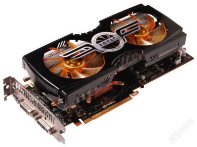 Лот: 1848056. Фото: 1. ZOTAC GeForce GTX 480 AMP Edition. Видеокарты