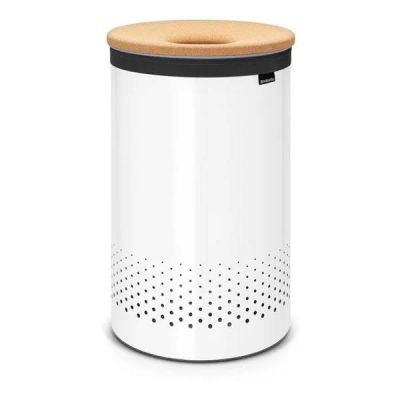 Лот: 24527888. Фото: 1. Бак для белья Brabantia с пробковой... Другое (аксессуары)