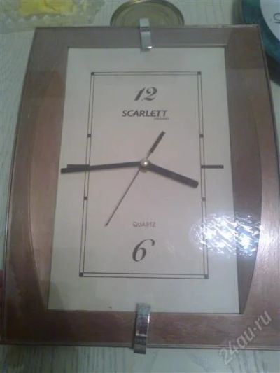 Лот: 2435542. Фото: 1. Часы настенные SCARLET quartz. Часы настенные, настольные