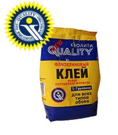 Лот: 12943064. Фото: 1. Клей обойный &quot;Кволити&quot... Клеи, герметики, пена монтажная, клейкие ленты