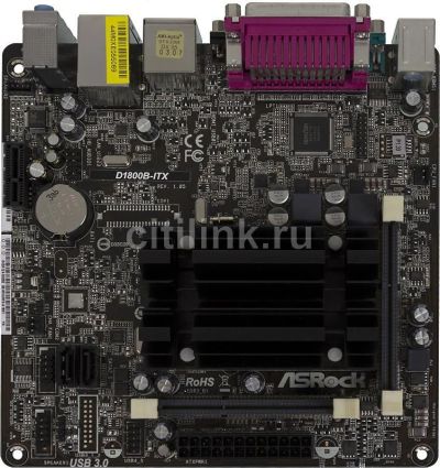 Лот: 7804187. Фото: 1. Материнская плата Asrock D1800B-ITX. Материнские платы