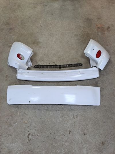 Лот: 25391797. Фото: 1. Для toyota funcargo. Задний бампер... Кузов