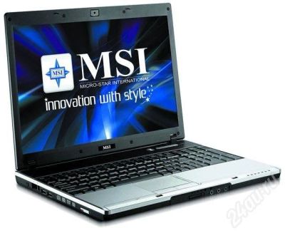 Лот: 710389. Фото: 1. Ноутбук 2ядра 2Гига MSi экран... Ноутбуки