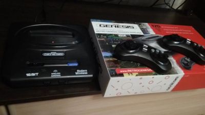 Лот: 17109299. Фото: 1. Sega RETRO genesis Modern Wireless... Игровые приставки, консоли