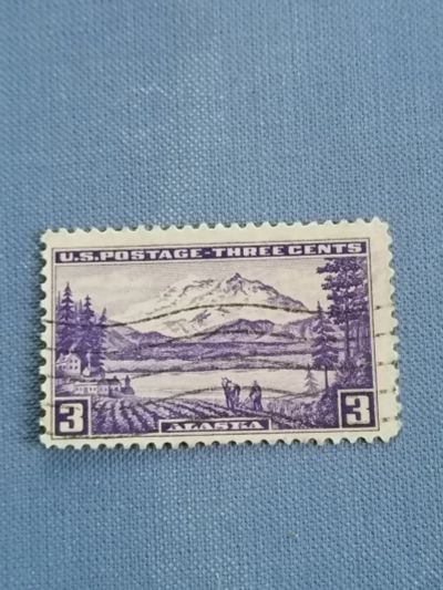Лот: 24177043. Фото: 1. Почта США. Аляска. 1933 год. Редкая... Марки