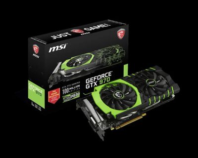Лот: 7570948. Фото: 1. Видеокарта MSI GTX 970 Gaming... Видеокарты