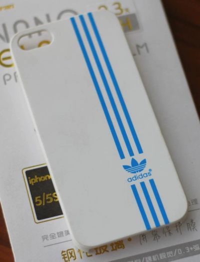 Лот: 5245391. Фото: 1. Чехол-бампер iPhone 5/5S (Adidas... Чехлы, бамперы