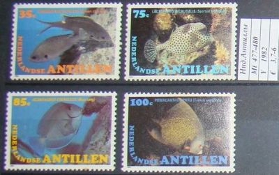 Лот: 10444927. Фото: 1. Антильские о-ва Нид. 1982 пс MNH. Марки