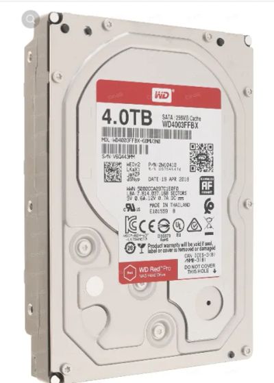 Лот: 19368639. Фото: 1. Жесткий диск WD Red Pro 4 ТБ... Жёсткие диски (HDD)