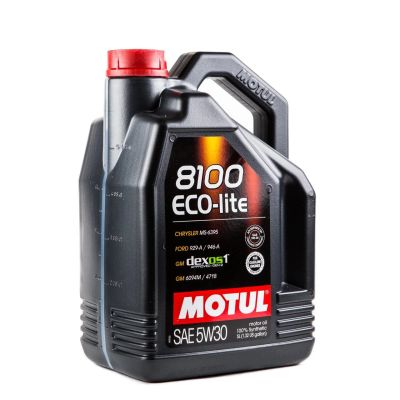 Лот: 10572302. Фото: 1. Motul 8100 ECO-lite 5W-30 5L. Масла, жидкости