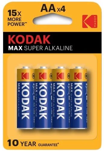 Лот: 24529394. Фото: 1. Батарейки Kodak Max Super Alkaline... Батарейки, аккумуляторы, элементы питания