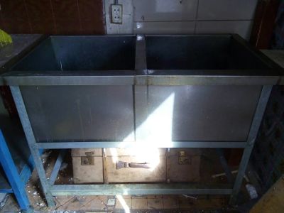 Лот: 12170168. Фото: 1. Мойка из нержавейки без борта... Мойки кухонные