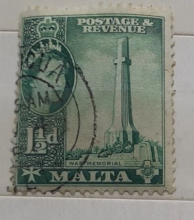 Лот: 25064027. Фото: 1. Марка. Мальта. 1956 г. Марки