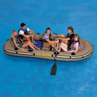 Лот: 1760515. Фото: 1. Надувная лодка Excursion 5 Set... Красноярск