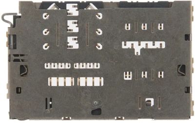 Лот: 12309563. Фото: 1. Коннектор SIM+MMC Samsung A310F... Шлейфы, разъёмы