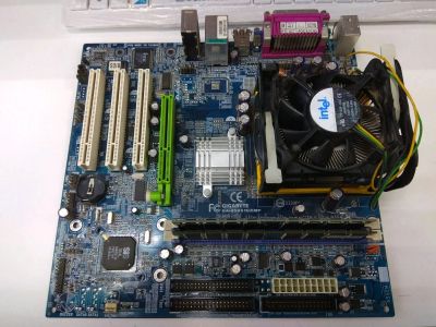 Лот: 15552430. Фото: 1. Материнская плата Gigabyte GA-8S661GXMP... Комплекты запчастей