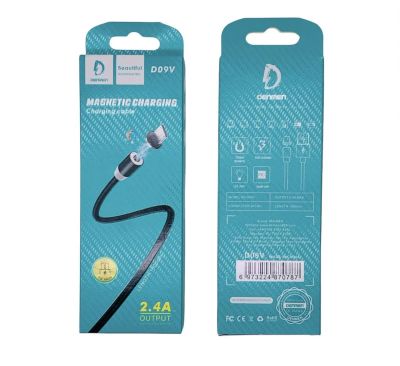 Лот: 22147147. Фото: 1. КАБЕЛЬ МАГНИТНЫЙ DENMEN D09V microUSB... Дата-кабели, переходники