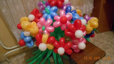 Лот: 5049365. Фото: 1. Цветы из воздушных шаров и просто... Воздушные шары