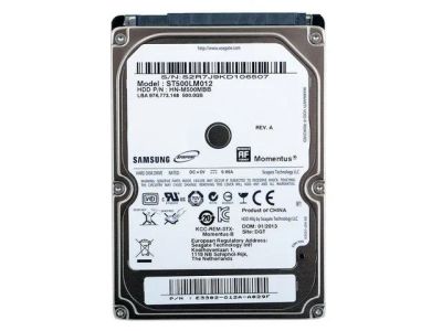 Лот: 11391375. Фото: 1. 2.5 дюйма 500GB Samsung ST500LM012... Жёсткие диски