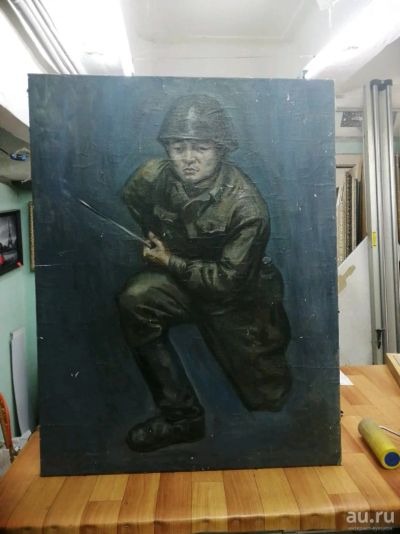 Лот: 14470521. Фото: 1. Картина . Мамичев " Примыкающий... Картины, гравюры