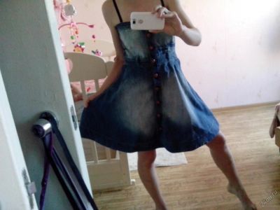 Лот: 5762061. Фото: 1. импортное трендовое джинсовое... Платья