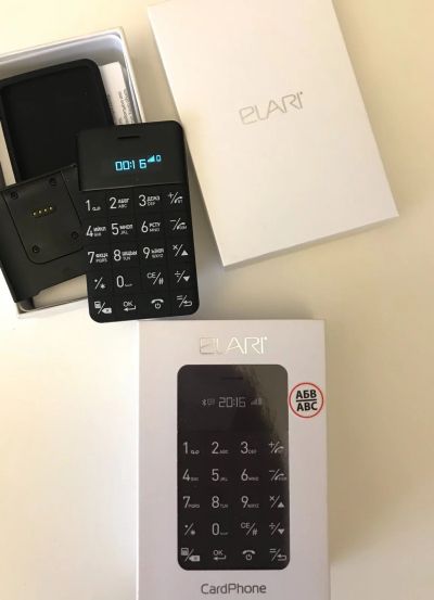 Лот: 12334507. Фото: 1. Телефон Elari CardPhone. Кнопочные мобильные телефоны