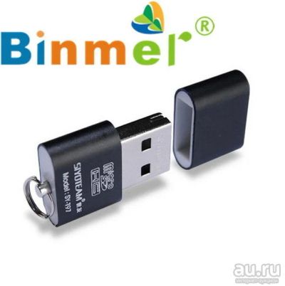 Лот: 8244296. Фото: 1. Адаптер Картридер USB для microSD... Картридеры