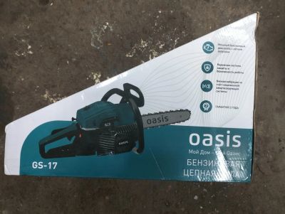 Лот: 24961622. Фото: 1. Бензопила Oasis Оазис gs 17. Бензо-, мотоинструмент