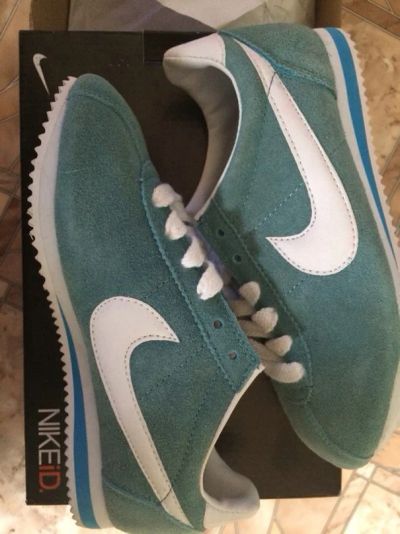 Лот: 3964719. Фото: 1. Nike замш зеленые. Кеды, кроссовки, слипоны