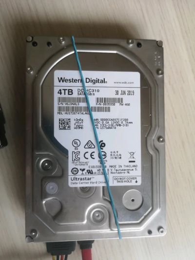 Лот: 23045210. Фото: 1. HDD SATA3 WD 4Tb, V6JDNхLS. Жёсткие диски (HDD)