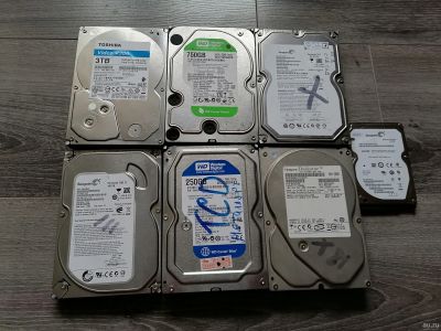 Лот: 16688048. Фото: 1. Пачка неисправных жестких дисков... Жёсткие диски (HDD)