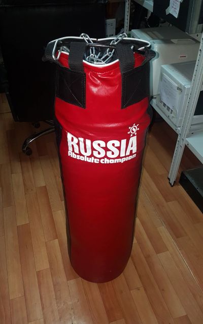 Лот: 11769146. Фото: 1. Боксерский мешок на цепях, 120см... Груши, мешки