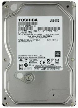 Лот: 17899027. Фото: 1. 1Tb Toshiba. Жёсткие диски (HDD)