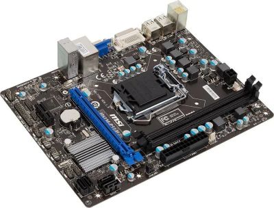 Лот: 20599802. Фото: 1. Материнская плата MSI H61M-P31... Материнские платы