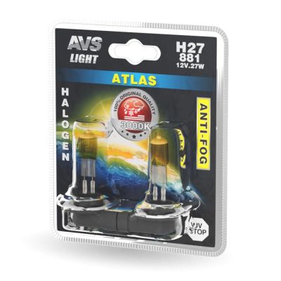 Лот: 20584337. Фото: 1. Галогенная лампа AVS /ATLAS ANTI-FOG... Оптика и освещение
