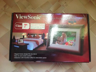 Лот: 6145202. Фото: 1. Цифровая фоторамка ViewSonic. Фоторамки, фотоальбомы