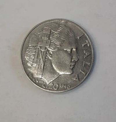 Лот: 19981145. Фото: 1. Монета Италия 20 чентезимо 1940г. Европа